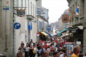 Rue principale Ville close Concarneau